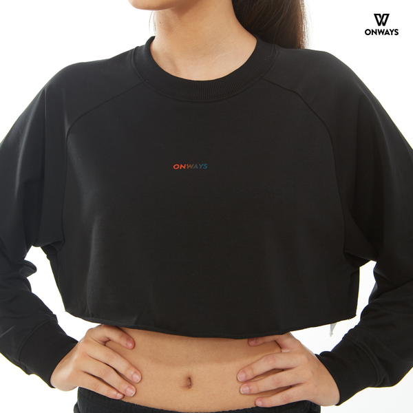 LONG SLEEVES CROPTOP O12045 WOMEN