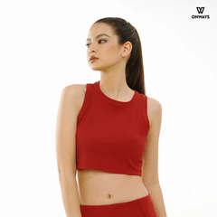 RIB CROPTOP O12056 WOMEN