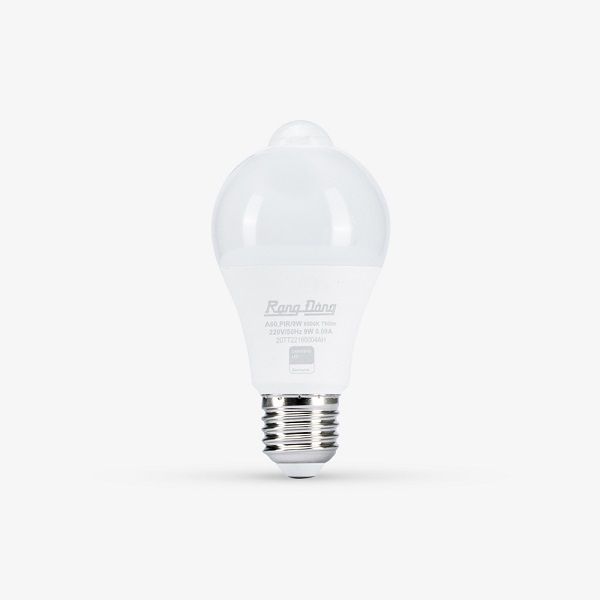 Đèn LED Bulb cảm biến A60.PIR/9W Rạng đông