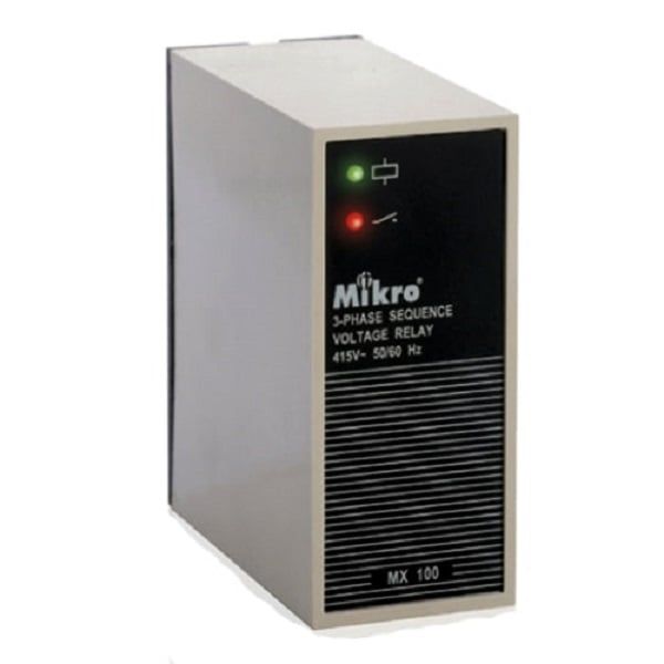 Relay Mikro bảo vệ mất pha và ngược lại MX100-400V