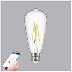 Đèn Filament smart wifi MPE FLM-6/ST64SC 6W
