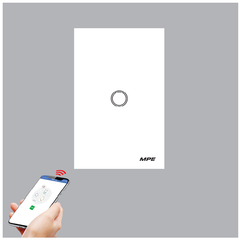 Mặt 1 công tắc wifi MPE SW1/SC
