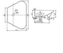 Chậu rửa đặt trên bàn Viglacera CD16