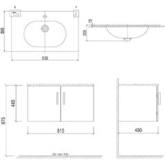 Chậu rửa đặt trên bàn Viglacera CB69