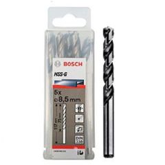 Mũi khoan sắt HSS-G 8.5mm (hộp 5 mũi) Bosch 2608595073