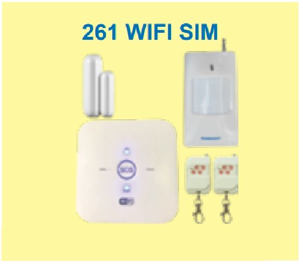 Báo trộm trung tâm qua APP & SIM Kawasan 261 WIFI SIM