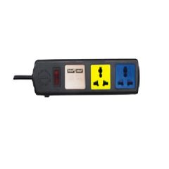 Ổ cắm kéo dài đa năng có cổng sạc USB 2 ổ 1 công tắc LIOA