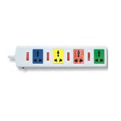 Ổ cắm kéo dài đa năng 2200W - 3300W 10A - 16A 250V~ 4 ổ 4 công tắc trắng LIOA