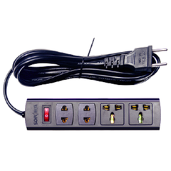 Ổ cắm lõi sứ chống cháy SOPOKA 1200W 4X