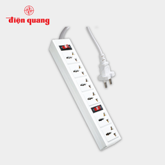 Ổ cắm 6 lỗ 3 chấu ĐQ 003A-04 Điện Quang