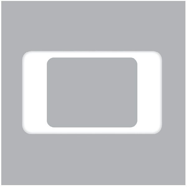 Mặt Viền Đơn Màu Trắng Kiểu IP MPE A20-IP