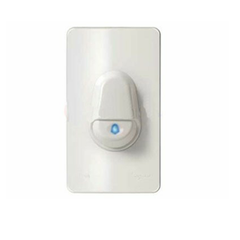 Nút nhấn chuông IP44, màu trắng Schneider Concept A3031WBP_WE_G19