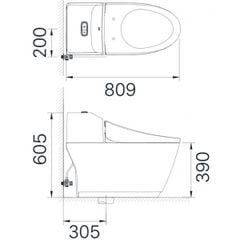 Bàn cầu 1 khối Inax AC-1032VN