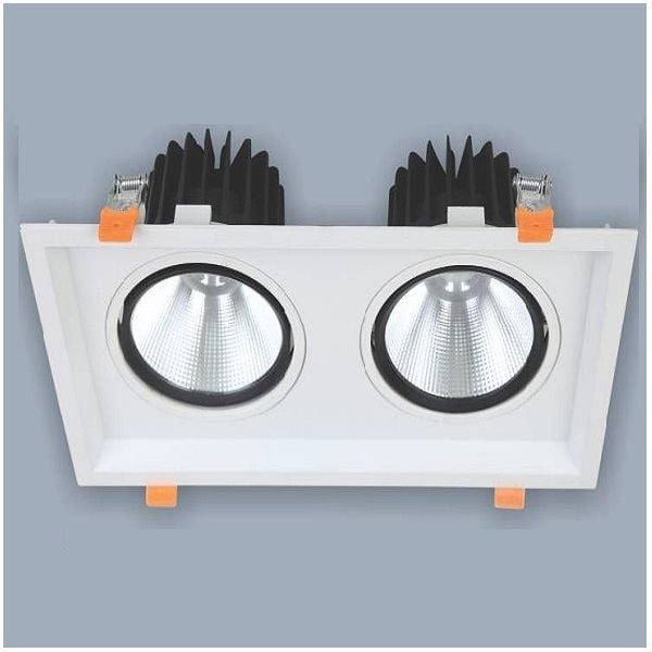 Downlight Led âm trần cao cấp Anfaco AFC 762/2 LED 15Wx2