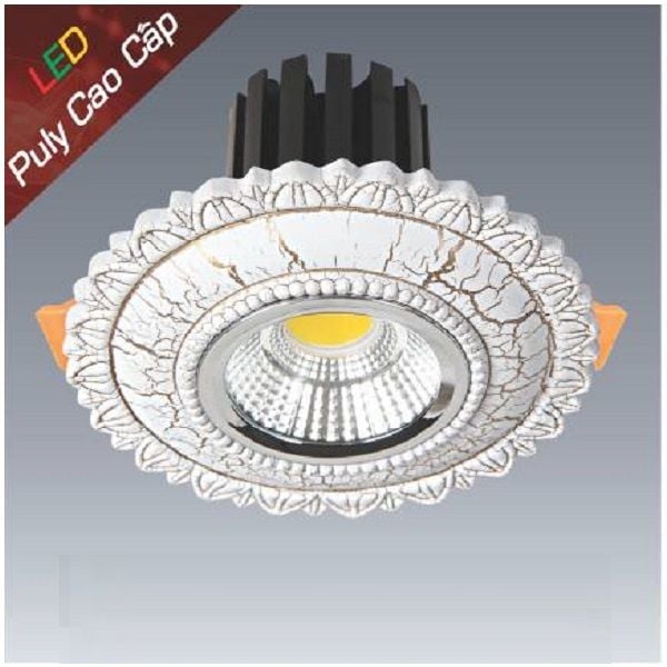 Downlight Led âm trần đồng PULY cao cấp Anfaco AFC PULY 04 LED 10W