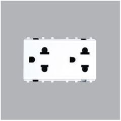 Ổ Cắm Đôi 3 Chấu MPE A7UES2
