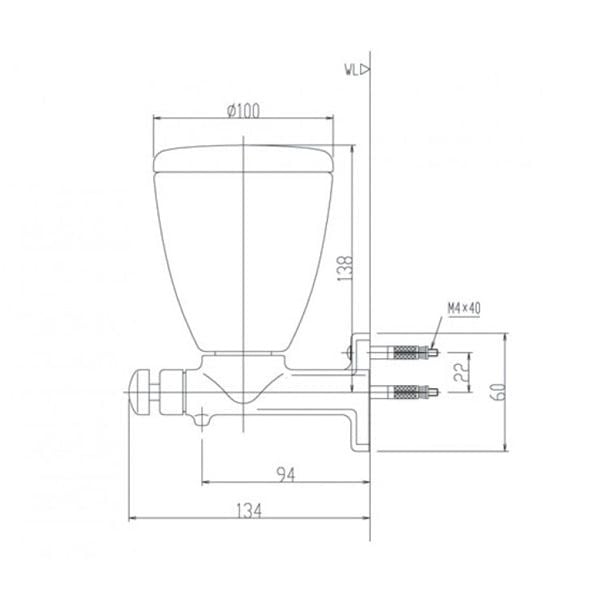 Hộp Xà Phòng Nước Gắn Tường Inax KFV-24AY