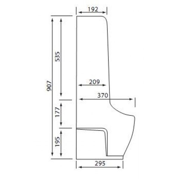 Bồn Tiểu Nam Viglacera BS604 Đặt Sàn