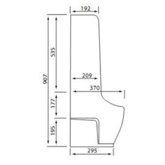 Bồn Tiểu Nam Viglacera BS604 Đặt Sàn