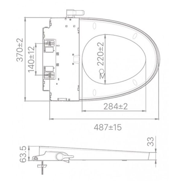 Nắp Shower Toilet INAX CW-S32VN Rửa Cơ
