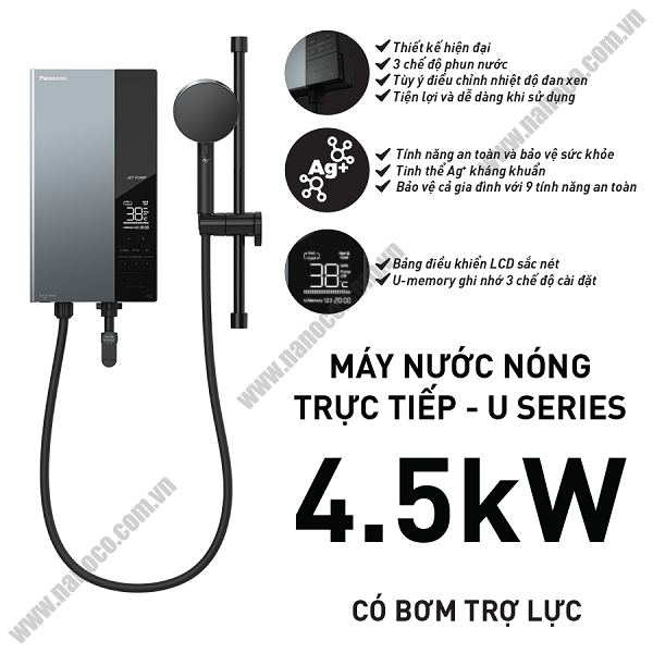 Máy nước nóng trực tiếp U - Series Panasonic DH-4UDP1VZ