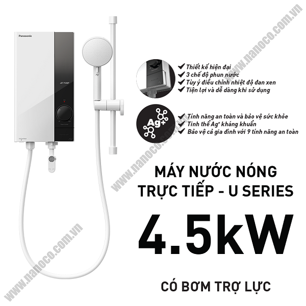 Máy nước nóng trực tiếp U - Series Panasonic DH-4UP1VW