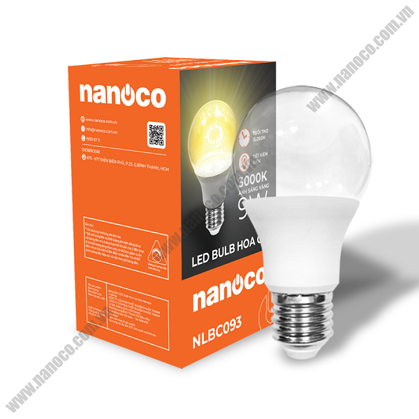 Bóng đèn LED bulb hoa cúc Nanoco NLBC093