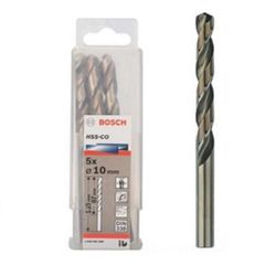 Mũi khoan INOX HSS-Co 10mm (hộp 5 mũi) Bosch 2608585898