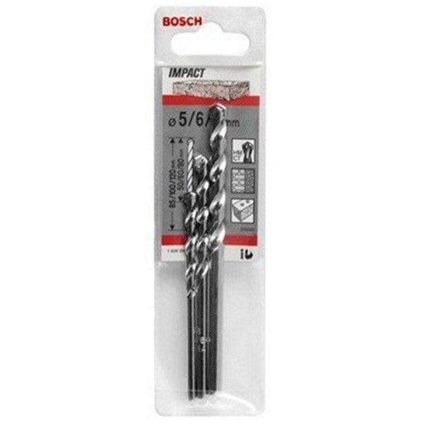 Bộ 3 mũi khoan tường 5-8mm Bosch 2608590127