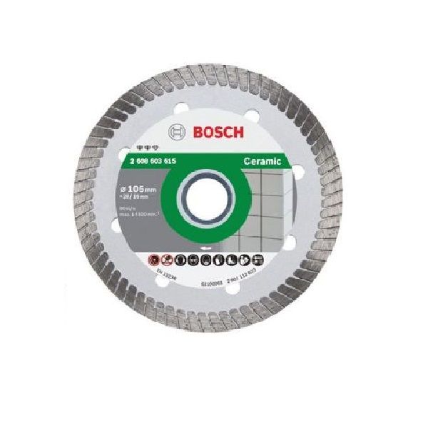 Đĩa cắt kim cương Turbo 105mm ceramic Bosch 2608603615
