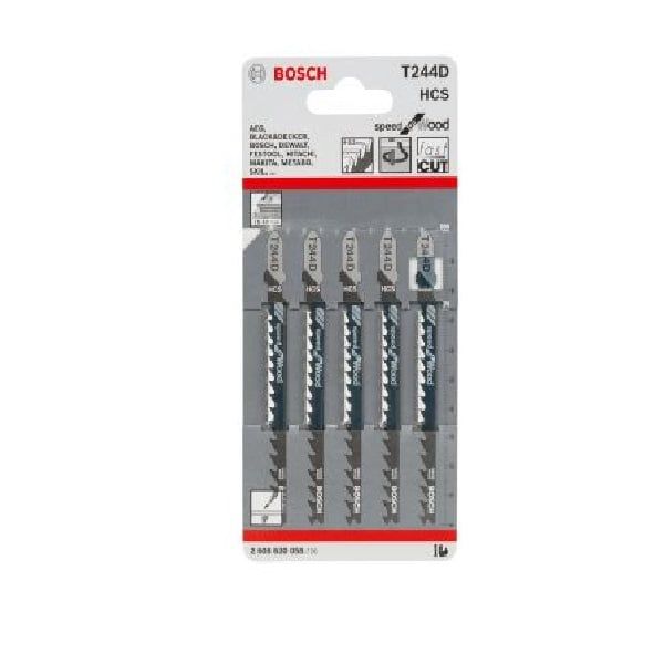 Lưỡi cưa lọng T 244 D - Gỗ 5 lưỡi Bosch 2608630058