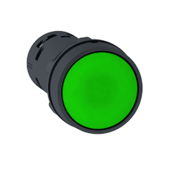 Nút nhấn có đèn màu xanh lá Ø22