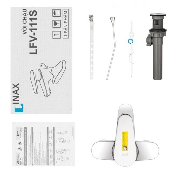 Vòi chậu nóng lạnh Inax LFV-111S