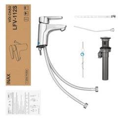 Vòi chậu nóng lạnh Inax LFV-112S