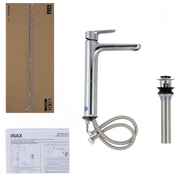 Vòi chậu nóng lạnh Inax LFV-1402SH