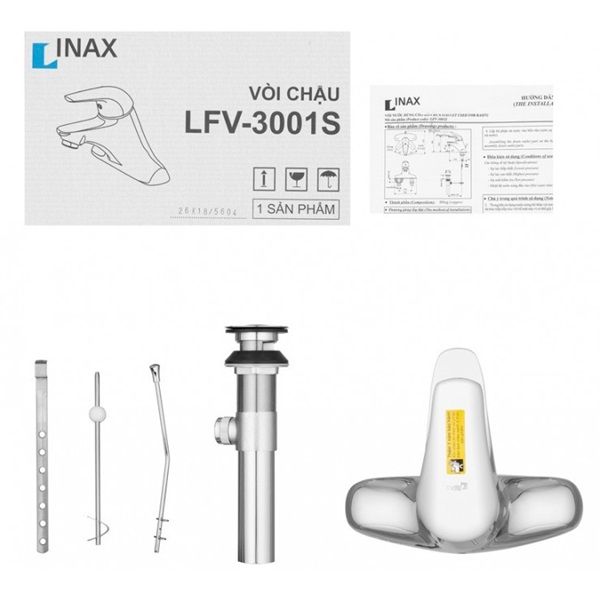 Vòi chậu nóng lạnh Inax LFV-3001S