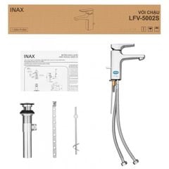 Vòi chậu nóng lạnh Inax LFV-5002S