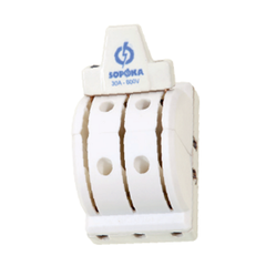 Cầu dao đế sứ SOPOKA D26 cực đúc/ D27 cực kẹp