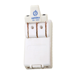 Cầu dao đế sứ SOPOKA D9 cực đúc/ D10 cực kẹp
