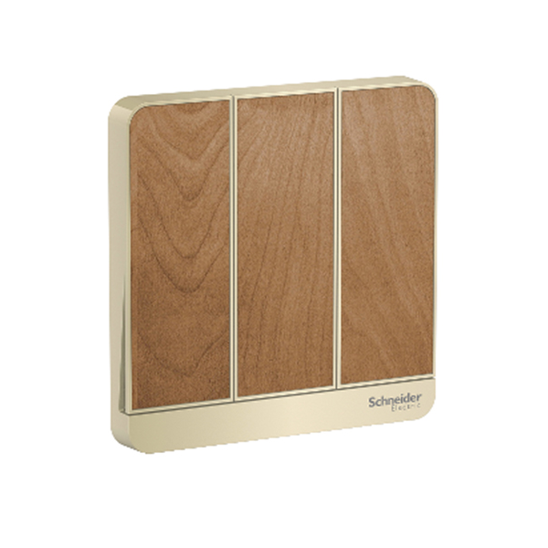 Bộ công tắc ba 1 chiều 16AX, có đèn LED Schneider AvatarOn