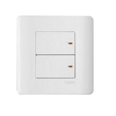 Bộ công tắc đôi 2 chiều 16A E8432_2 Schneider ZENCELO