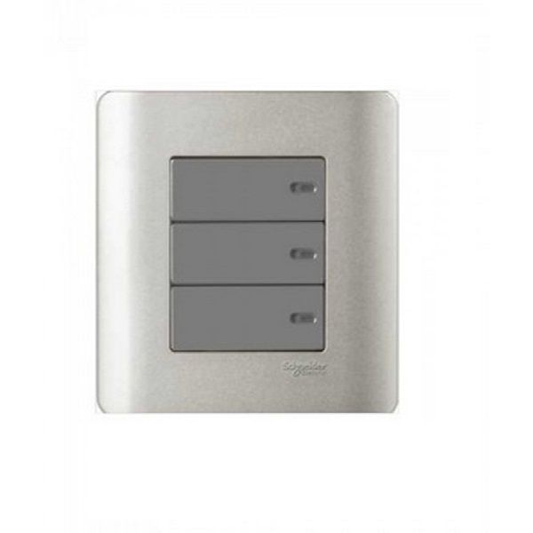 Bộ công tắc ba 1 chiều 16A E8433_1 Schneider ZENCELO