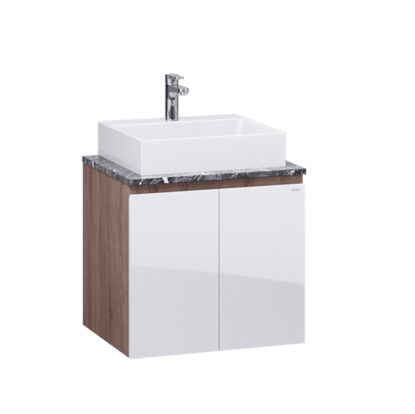 Lavabo Kết Hợp Tủ treo Caesar LF5253 + EH46001AWV