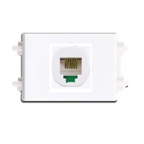 Ổ cắm mạng cat5e, size S Schneider S-FLEXI F30RJ5EM_WE_G19