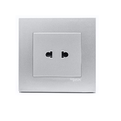 Bộ ổ cắm đơn 2 chấu 10A Schneider VIVACE KB426US_WE_G19/ KB426US_AS_G19