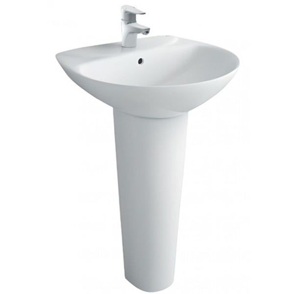 Chậu rửa treo tường Inax L-288V(EC/FC) và L-288VD chân chậu