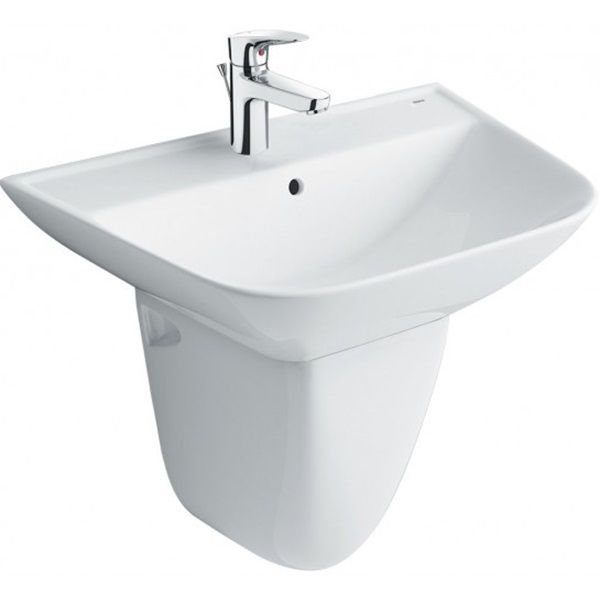 Chậu rửa treo tường Inax L-297V(EC/FC) và L-297VC chân chậu