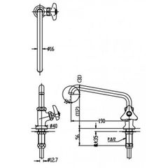 Vòi nước lạnh Inax LF-14-13