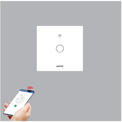 Mặt 1 công tắc vuông wifi MPE SWV1/SC