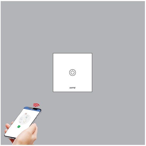 Mặt 1 công tắc vuông Zigbee MPE SWV1/ZB